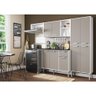 Cozinha Compacta xangai 9 Portas Multimóveis Br/Laca Fumê - 6