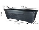Ver imagem 2 de Kit 3 Vasos Jardineira Floreira 60 Cm para Plantas - Horta - Temperos - Ervas - Decoração