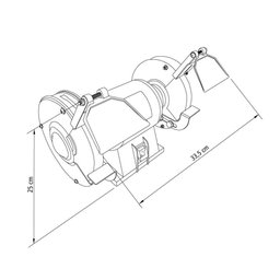 Moto Esmeril 368 W 6 Tramontina para Bivolt Tramontina - 6
