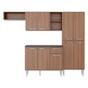 Ver imagem 2 de Cozinha Compacta Xangai 9 Portas Multimóveis Nogueira