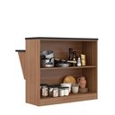 Ver imagem 6 de Bancada Multimóveis Calábria Divisória de Ambientes 5414 Nogueira