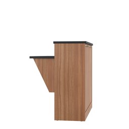 Bancada Multimóveis Calábria Divisória de Ambientes 5414 Nogueira - 8