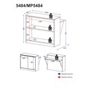 Ver imagem 3 de Bancada Balcão com Prateleira/Divisor de Ambientes Multimóveis 5484 Branca