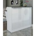 Ver imagem 1 de Bancada Balcão com Prateleira/Divisor de Ambientes Multimóveis 5484 Branca