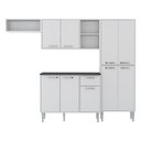 Ver imagem 2 de Cozinha Compacta Xangai 9 Portas Multimóveis Branco