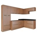 Ver imagem 2 de Cozinha Completa Multimóveis com 11 peças Calábria 5462R Nogueira