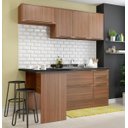 Ver imagem 1 de Cozinha Completa Multimóveis com 5 Peças Calábria 5460R Nogueira