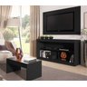 Rack C/Painel TV Até 47 Pol Mesa Centro Inovare Multimóveis Preto Acetinado - 1