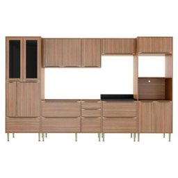 Cozinha Completa Multimóveis com 6 peças Calábria 5451 Nogueira - 2