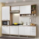 Ver imagem 1 de Cozinha Completa Multimóveis com 5 peças Sicília 5808 Argila/Branco