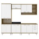 Ver imagem 2 de Cozinha Completa Multimóveis com 5 peças Sicília 5808 Argila/Branco