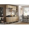 Cozinha Compacta Completa Multimóveis com 4 peças Sicília 5810 Argila/Argila - 4