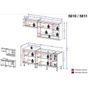 Ver imagem 3 de Cozinha Compacta Completa Multimóveis com 4 peças Sicília 5810 Argila/Preto
