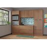 Cozinha Completa Multimóveis com 7 peças Calábria 5452R Nogueira - 4