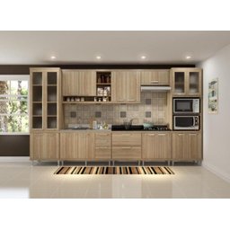 Cozinha Completa Multimóveis com 8 peças Sicília 5806 Argila/Argila - 4