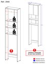 Ver imagem 4 de Armário para Banheiro com 2 Portas Multimóveis