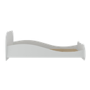 Ver imagem 7 de Cama Infantil Safira Mdf Branco Premium Multimóveis para Colchão 188 X 88cm