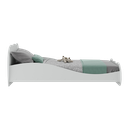 Ver imagem 6 de Cama Infantil Safira Mdf Branco Premium Multimóveis para Colchão 188 X 88cm
