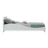 Cama Infantil Safira Mdf Branco Premium Multimóveis para Colchão 188 X 88cm - 6