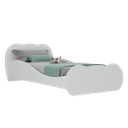 Ver imagem 2 de Cama Infantil Safira Mdf Branco Premium Multimóveis para Colchão 188 X 88cm