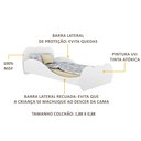 Ver imagem 4 de Cama Infantil Safira Mdf Branco Premium Multimóveis para Colchão 188 X 88cm