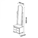 Ver imagem 3 de Toucador 2 Gavetas com Espelho Magic New Patrimar Móveis