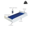 Ver imagem 4 de Trocador de Bebê Fraldário Branco Dobrável Colchonete