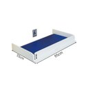 Ver imagem 3 de Trocador de Bebê Fraldário Branco Dobrável Colchonete