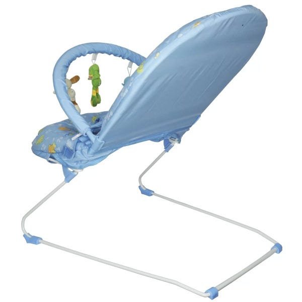 Cadeira Cadeirinha Bebê Descanso Vibratória Musical Menino Macia Azul Importway BW-045 AZ - 5
