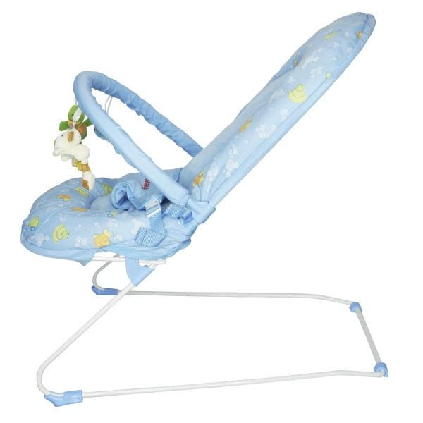 Cadeira Cadeirinha Bebê Descanso Vibratória Musical Menino Macia Azul Importway BW-045 AZ - 4