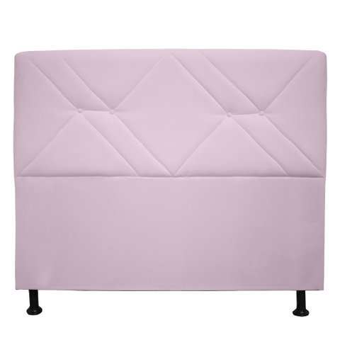 Cabeceira Mônaco 90 cm Suede Rosa Bebê