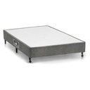 Ver imagem 1 de Cama Box Base Universal Casal Gold Star Suede Gray (138x188x27) - Castor