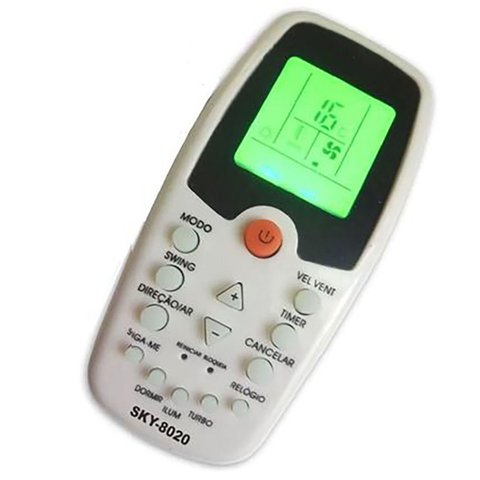 Controle Remoto para Ar Split Brize Maxime Lotus Abs30lx