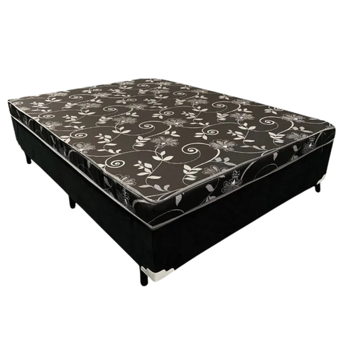 Cama Box Viuva Conjugada Ortopédico Solteirão 5cm