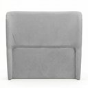 Ver imagem 6 de Cabeceira para Cama Box King Size Liah 195cm Chenille Bouclê Prata - Desk Design
