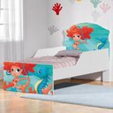Ver imagem 1 de Cama Infantil Tick Sereia Menina com Colchão