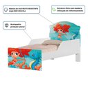 Ver imagem 2 de Cama Infantil Tick Sereia Menina com Colchão