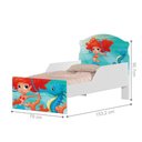 Ver imagem 3 de Cama Infantil Tick Sereia Menina com Colchão