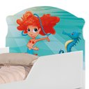 Ver imagem 4 de Cama Infantil Tick Sereia Menina com Colchão