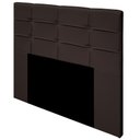 Ver imagem 1 de Cabeceira Cama Box Casal King 193cm D10 Esmeralda Corano Marrom - Mpozenato