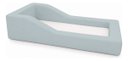 Ver imagem 2 de Cama Montessoriana Infantil Estofada Soft Proteção Lateral Azul Celeste Boucle