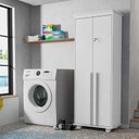Ver imagem 3 de Organizador Multiuso 75cm 2 Portas México RV Móveis Branco