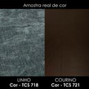 Ver imagem 5 de Poltrona Decorativa Alce Pes Madeira Linho e Courino Tcs 718 Tcs 721 Moll