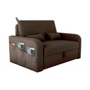 Ver imagem 1 de Sofá Cama 2 Lugares Compacto com Baú 140 Larg Lady Day Matrix