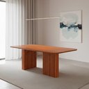 Ver imagem 5 de Conjunto Sala de Jantar 6 Lugares Cadeiras Madeira Maciça Espresso Móveis Marrom