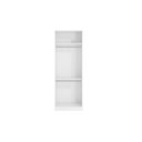 Ver imagem 1 de Guarda-roupas sem Portas Closet 2 Cabideiros Kappesberg Adapt Branco 80cm