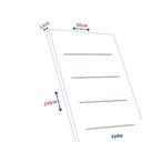 Ver imagem 3 de Folha de Porta de Madeira 210x92cm Cristal Primer Uniportas Branco