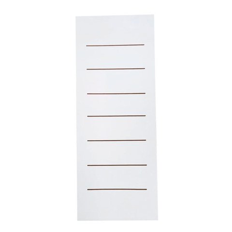 Folha de Porta de Madeira 210x92cm Cristal Primer Uniportas Branco