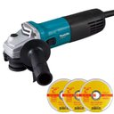 Ver imagem 1 de Esmerilhadeira Angular 4.1/2 POL 720W Profissional M9507B MAKITA MT + Kit Discos