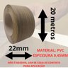 Fita de Borda para Formica Madeirado Puerto Madero 22mm X 20m Pp7984 Pertech Moveis Acabamento - 3
